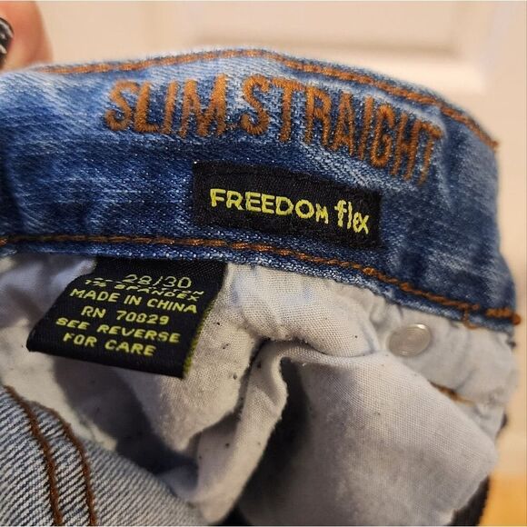 Carbon Slim Straight Freedom Flex jeans size 28/30 - Picture 3 of 7